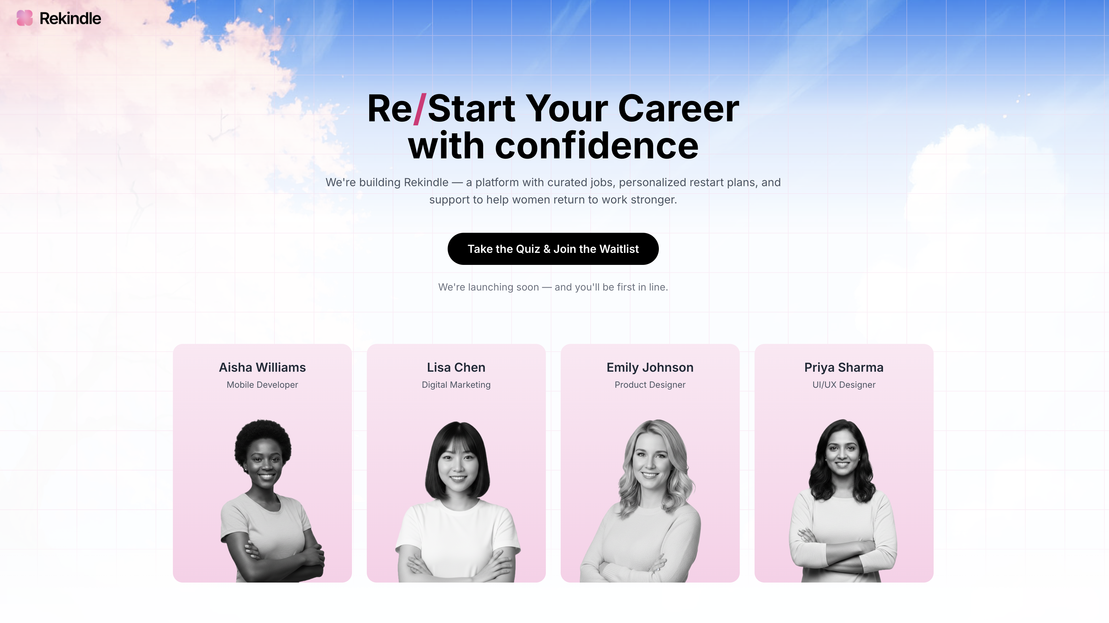 Rekindle - Re/Start Your Career with Confidence | Platform for Women ...